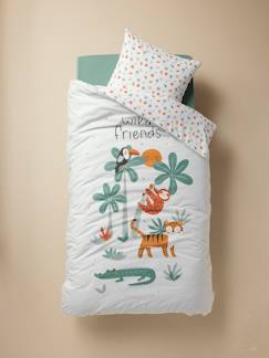 Toda a Seleção-Têxtil-lar e Decoração-Roupa de cama criança-Conjunto para criança Magicouette Animais, em algodão reciclado