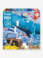 Puzzle Max com 28 peças, Animais do Fundo do Mar - EDUCA azul 