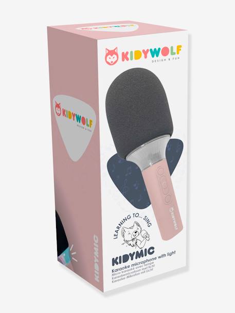 Microfone karaoke Kidymic - KIDYWOLF rosa 