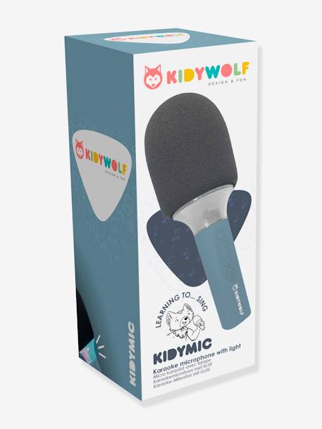 Microfone karaoke Kidymic - KIDYWOLF azul 