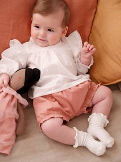 Bebé 0-36 meses-Conjunto calçõesbloomer e meias, para recém-nascido