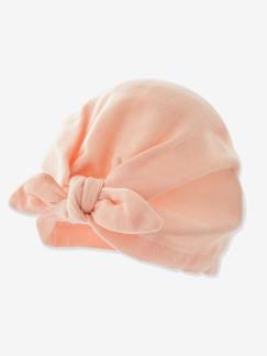 Bebé 0-36 meses-Chapéu liso tipo lenço com laço, para bebé menina