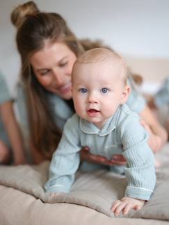Toda a Seleção-Bebé 0-36 meses-Pijamas, babygrows-Pijama personalizável, em gaze de algodão, para bebé, Team Famille