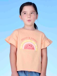 Menina 2-14 anos-T-shirt com motivo com lantejoulas, para menina