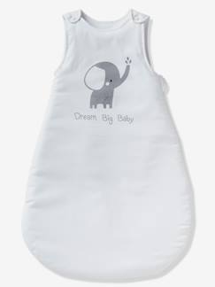 Ideias de Decoração-Saco para bebé sem mangas, tema Elefantezinho