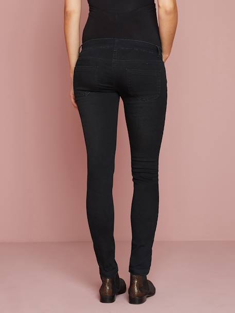 Jeans slim, entrepernas 85 cm, para grávida Ganga brut+Ganga cinza+Ganga black 