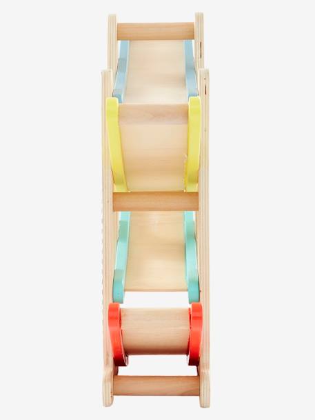 Escorrega de carrinhos em madeira FSC® multicolor 