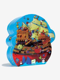 Brinquedos-Puzzle O navio do Barba Ruiva, com 54 peças, da DJECO